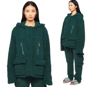 My Mum‎ Made it Hooded Shag Utility Jacket - Aventurine